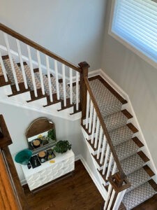 Stairway carpet runner | Havertown Carpet