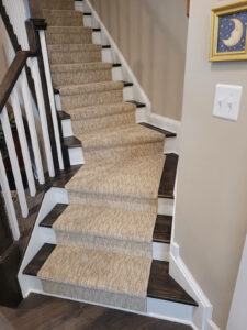 Stairway carpet runner | Havertown Carpet