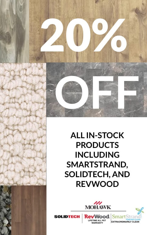 20% off all in-stock Mohwak products including SmartStrand | Havertown Carpet