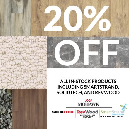 20% off all in-stock Mohwak products including SmartStrand | Havertown Carpet