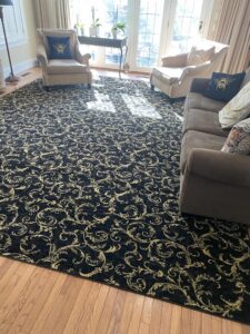 patterned customer area rug | Havertown Carpet