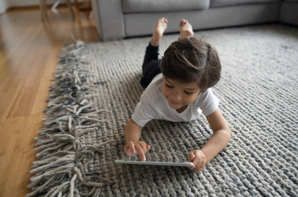 Girl lying on rug | Havertown Carpet